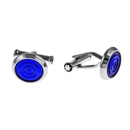 Urban Spirit Round Stainless Steel Cufflinks