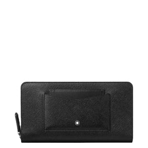 MONTBLANC SARTORIAL WALLET 12CC ALL-ROUND ZIP WITH REMOVABLE CARD HOLDER