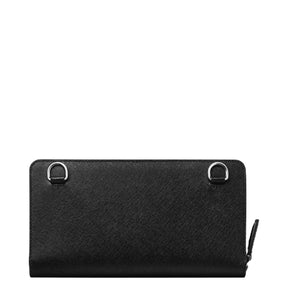 MONTBLANC SARTORIAL WALLET 12CC ALL-ROUND ZIP WITH REMOVABLE CARD HOLDER