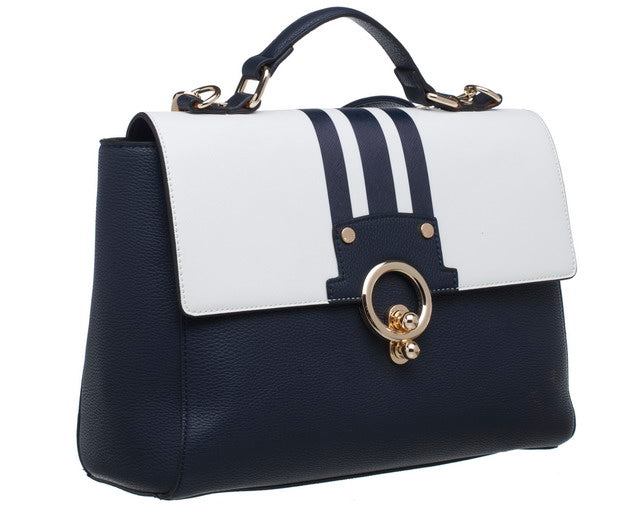 Bessie London-Crossbody Bag-Navy Blue