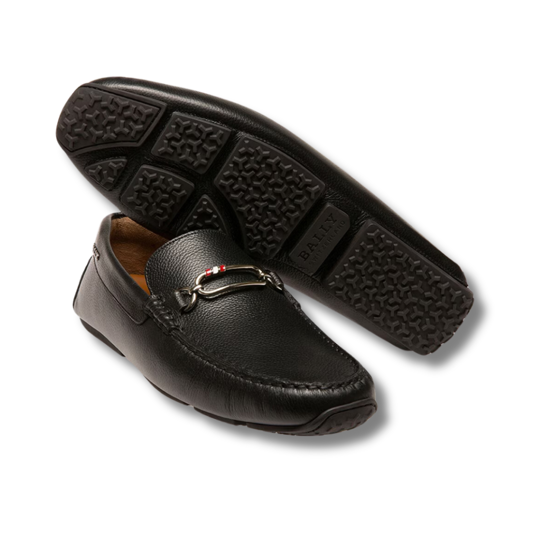 Men Paipel Penny Loafers with Contrast Strap