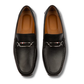 Men Paipel Penny Loafers with Contrast Strap