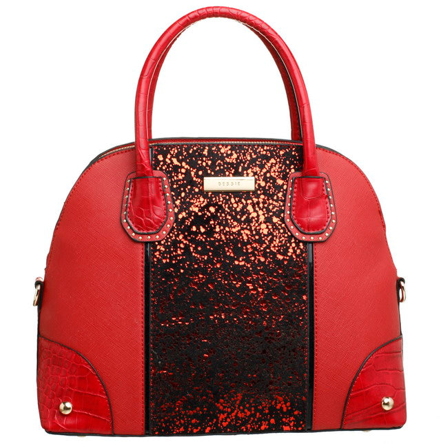 Bessie London-Tote Bag-Red