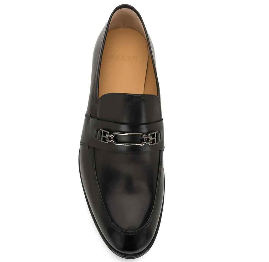 Men's Bally Leather Wesper Penny Loafers 'Black'