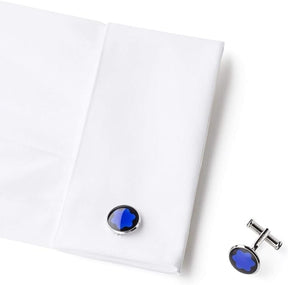 Urban Spirit Blue Mineral Cufflinks