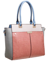 Bessie London-Tote Bag-Peach