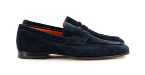 Penny Loafer Brown & Black Suede