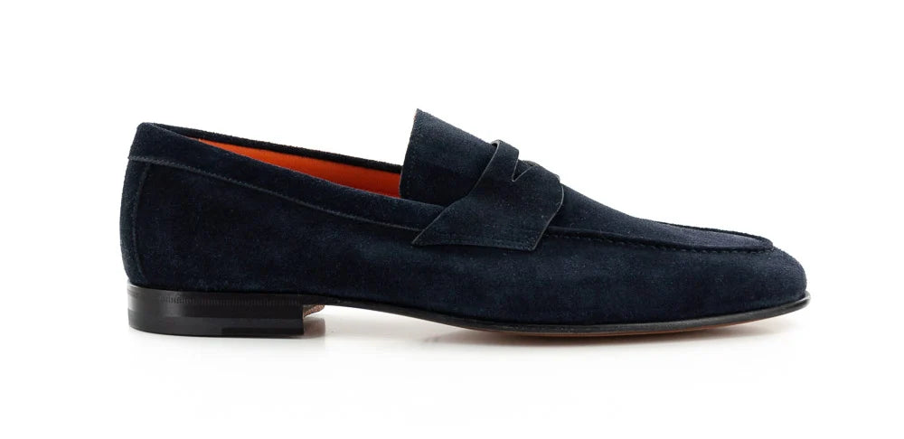 Penny Loafer Brown & Black Suede