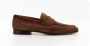 Penny Loafer Brown & Black Suede