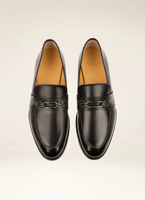 Men's Bally Leather Wesper Penny Loafers 'Black'