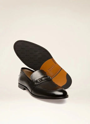 Men's Bally Leather Wesper Penny Loafers 'Black'