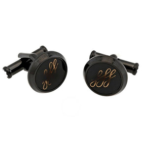 Calligraphy Stainless Steel Cufflinks