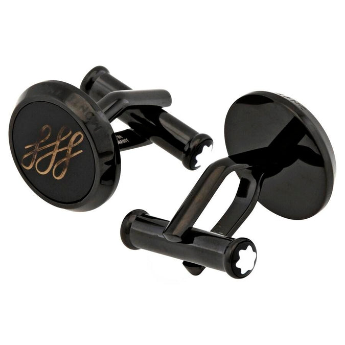 Calligraphy Stainless Steel Cufflinks