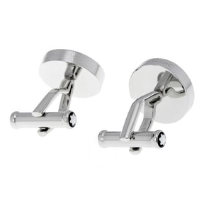 Men's Stainless Steel Silver Cufflinks