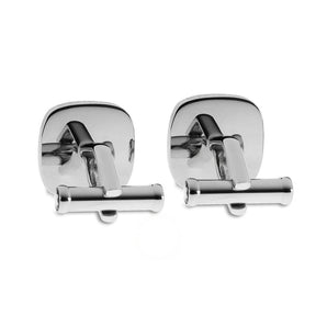 Contemporary Striped Mother of Pearl Cufflinks