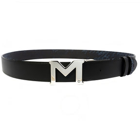 M Buckle Blue 35 mm Reversible PVC Belt