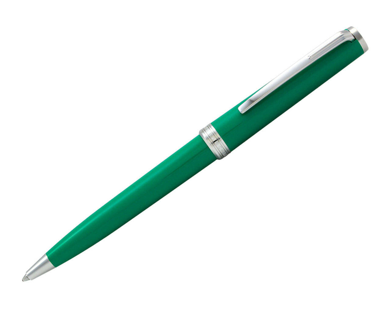 PIX Emerald Green Platinum-Coated Ballpoint Pen