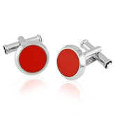 Stainless Steel Round Cufflinks