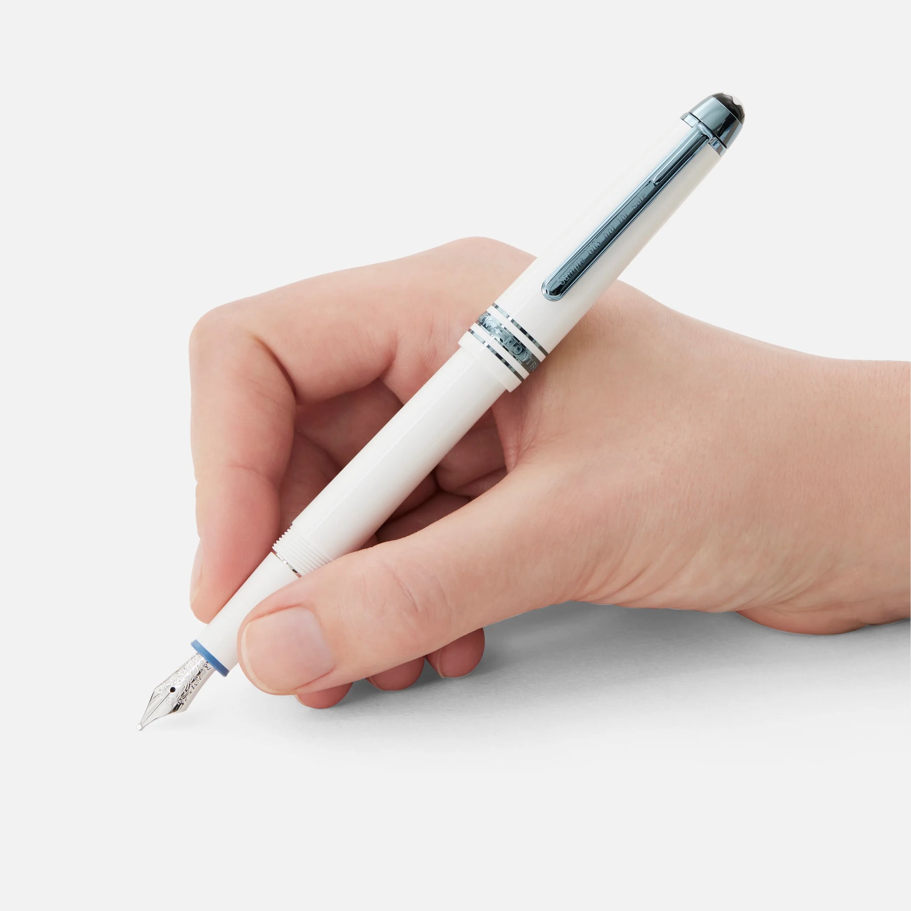 MEISTERSTÜCK GLACIER CLASSIQUE FOUNTAIN PEN WHITE-129399