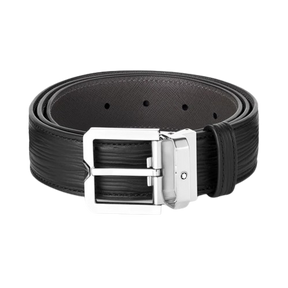 Montblanc BLACK 35 MM LEATHER BELT 131171