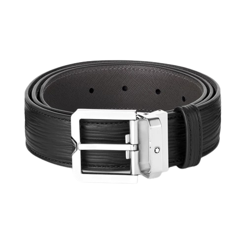 Montblanc BLACK 35 MM LEATHER BELT 131171