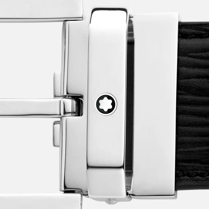 Montblanc BLACK 35 MM LEATHER BELT 131171